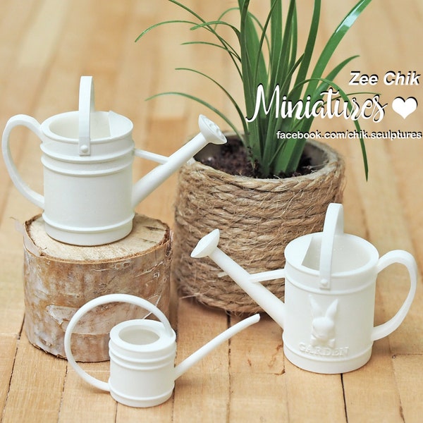 Miniature Garden watering can small and medium scale 1:12 doll house decorations accessories