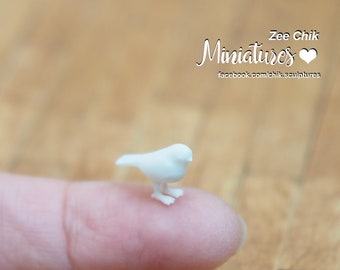 Miniatyrfågel skala 1:12, tillbehör till dockhusdekorationer