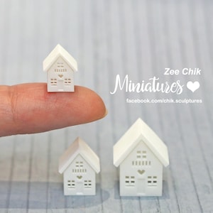 Miniature house (  style ~ 1 ) scale 1:12, 1/6th  doll house decorations accessories