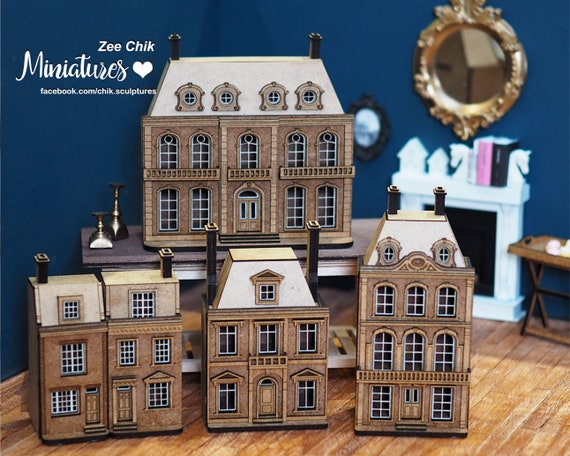 ミニチュアスケール 1:144 (メイフェア) ミニハウス ドールハウス