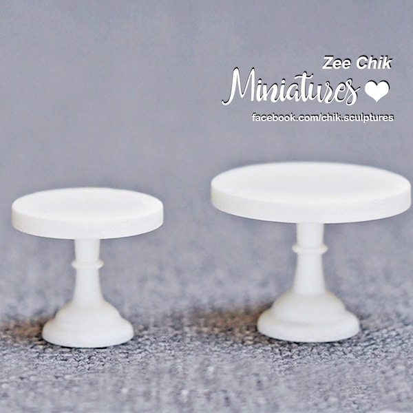 Miniature cake stand (classic) scale 1:12 doll house decorations