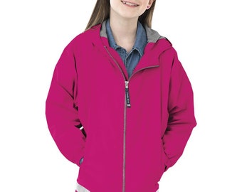 Monogrammed Charles River Youth Rain Jacket/ Youth Rain Coat / Children's Rain Jacket/ Waterproof Size S - XL