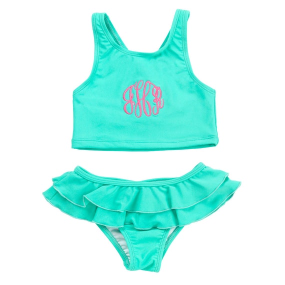 monogram bathing suit