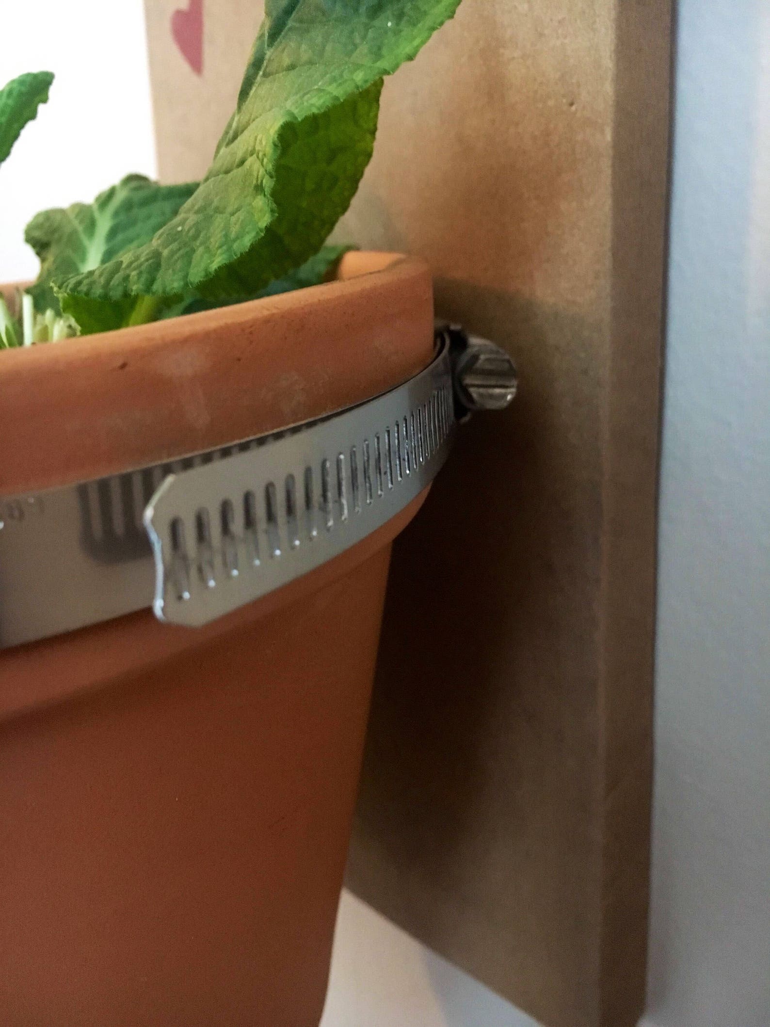 Hanging Planter, Rustic Wood Wall Decor, Indoor Herb Garden, Pallet