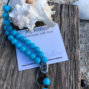 Greek koboloi / worry beads / anti stress/ anti smoke / Greek traditional handmade resin kompoloi turquoise