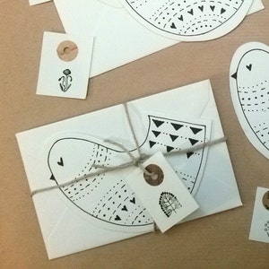 Card uccellino