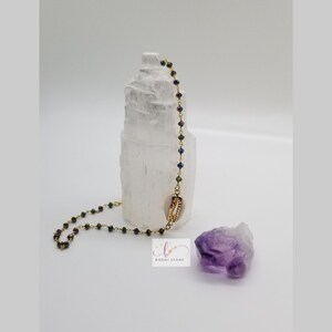 Gold plated Cowrie Shell Choker