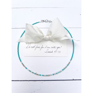 Do Not Fear for I am with you Necklace, Isaiah 41 10 Necklace, Scripture Necklace, Bible Verse Jewelry, Christian Jewelry, Gifts for her
