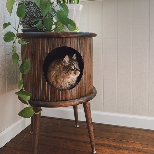 Cat House Outdoor Etsy