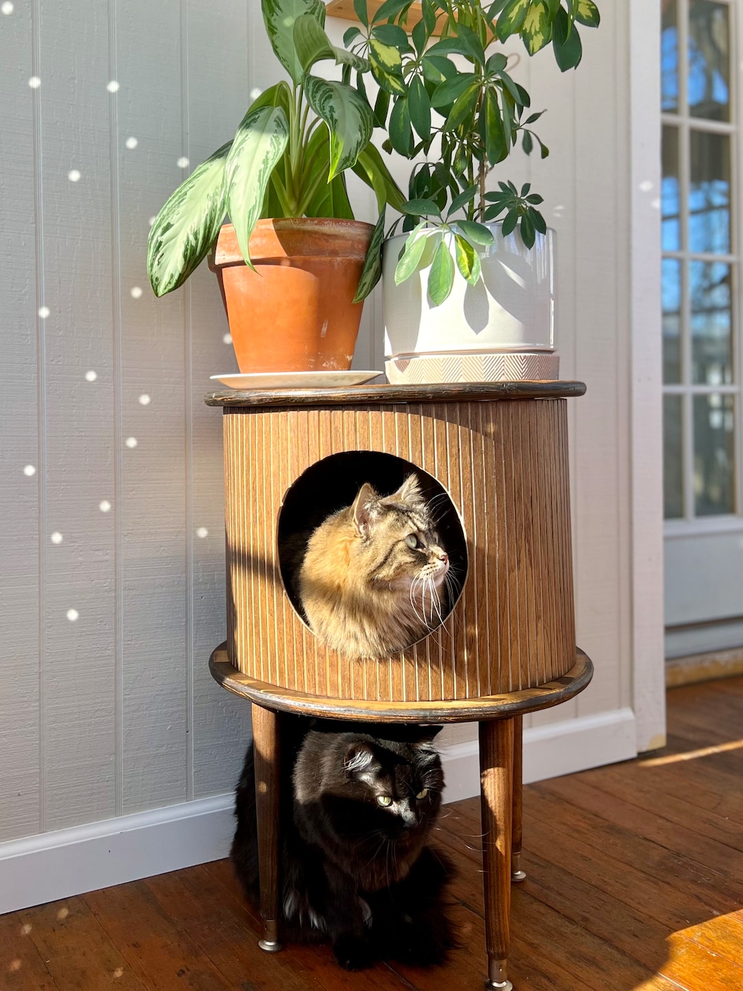 MCM Cat House Table Etsy