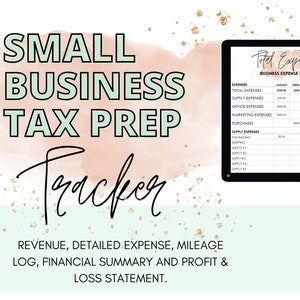 Business Planner Expense Tracker Small Etsy Excel Template Etsy