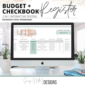 Chequeboek Registreren | Budgetplanner | Uitgaventracker | Uitgaventracker | Excel-spreadsheet | Geldtracker | Onkostenplanner