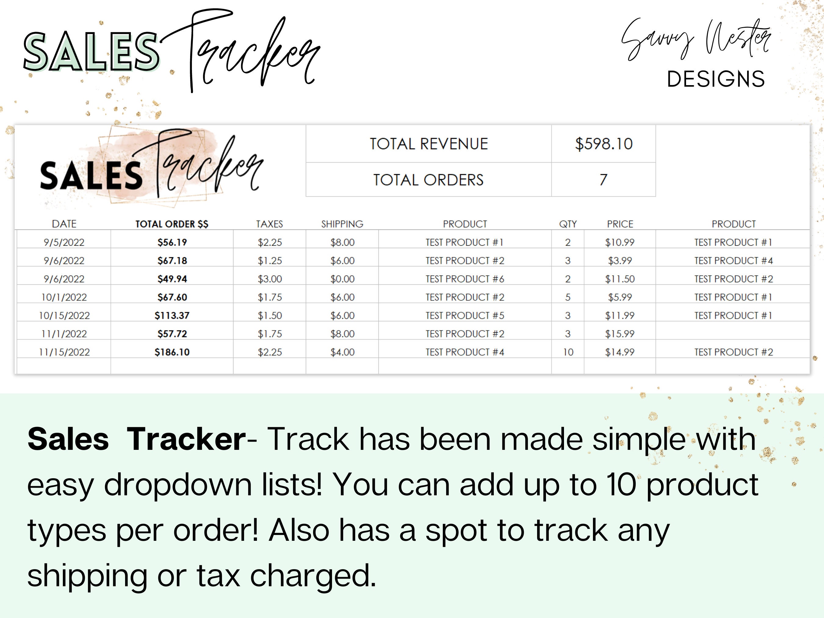 Digital Business Planner Etsy Small Business Excel Template - Etsy