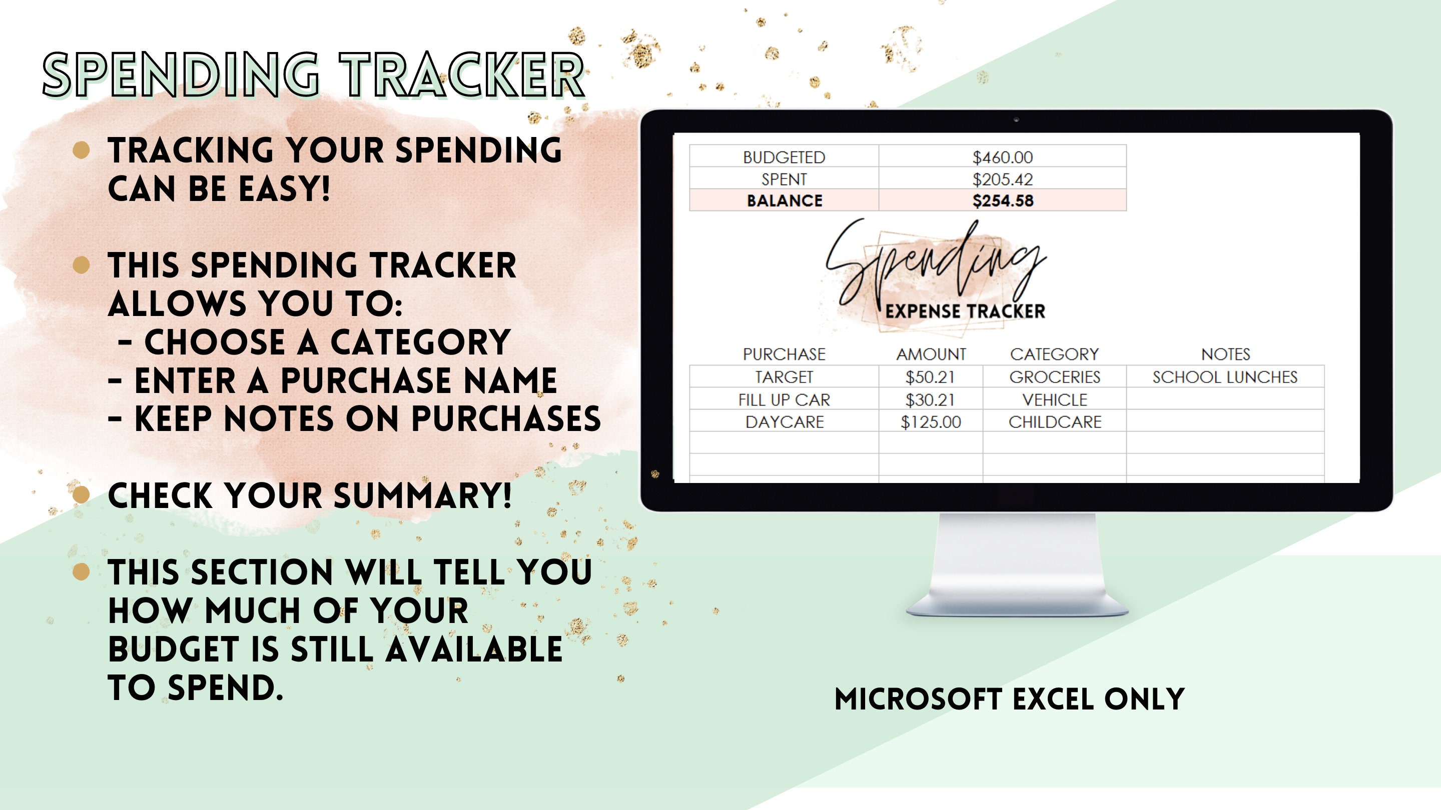 Biweekly Budget Excel Template By Paycheck Spreadsheet Bill Etsy Biweekly budget excel template by paycheck spreadsheet bill etsy