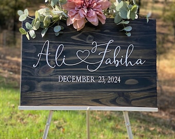 Wedding Welcome Sign | Wedding Entrance Sign | Rustic Wedding Decor | Rustic Wedding Sign | Wedding Venue Sign | Country Wedding | Bestselle