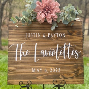 Wedding Welcome Sign | Wedding Entrance Sign | Rustic Wedding Decor | Country Wedding Bestseller Wedding Sign