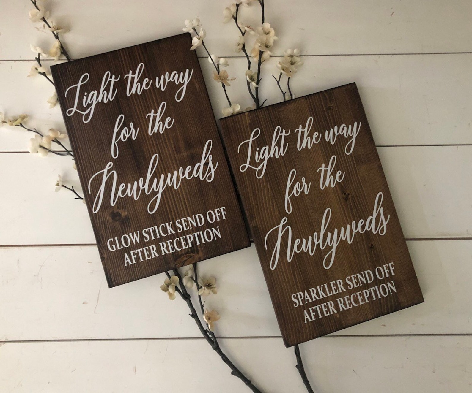 Wedding Send Off Signs Rustic Wedding Sparkler Send off Sign | Light the Way for the Newlyweds ...