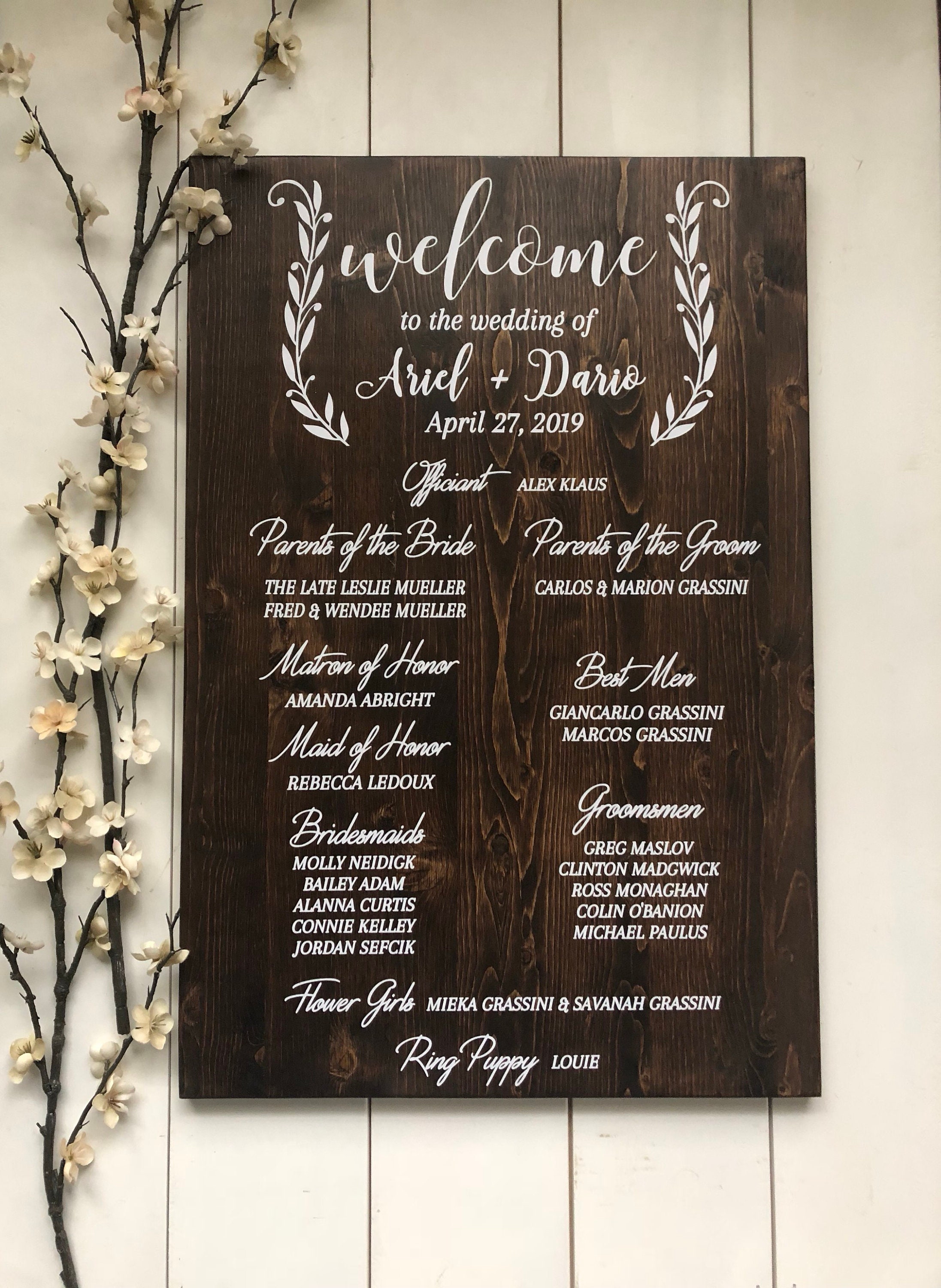 bridal-party-sign-wedding-program-sign-wedding-welcome-sign