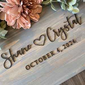 Wedding Welcome Sign Wedding Entrance Sign Rustic Wedding Decor Rustic Wedding Sign Wedding Venue Sign Country Wedding Bestselle image 8