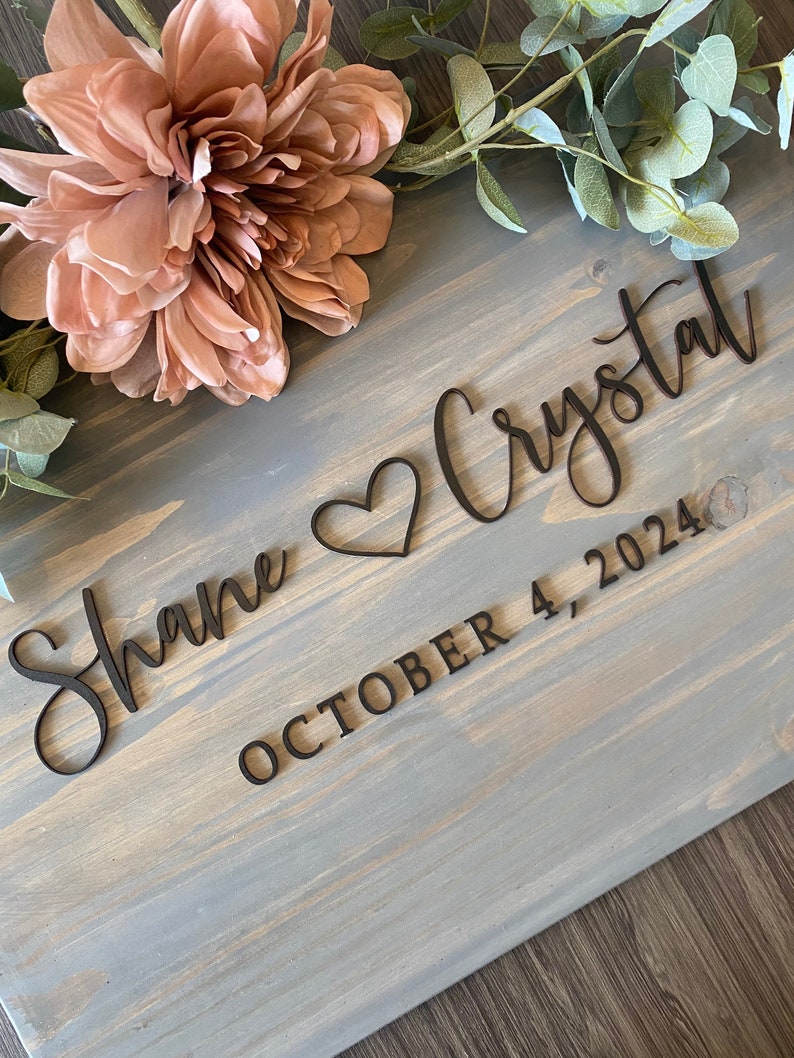 Wedding Welcome Sign Wedding Entrance Sign Rustic Wedding Decor Rustic Wedding Sign Wedding Venue Sign Country Wedding Bestselle image 8