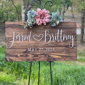 Wedding Welcome Sign Wedding Entrance Sign Rustic Wedding Decor Rustic Wedding Sign Wedding Venue Sign Country Wedding Bestselle 画像 2