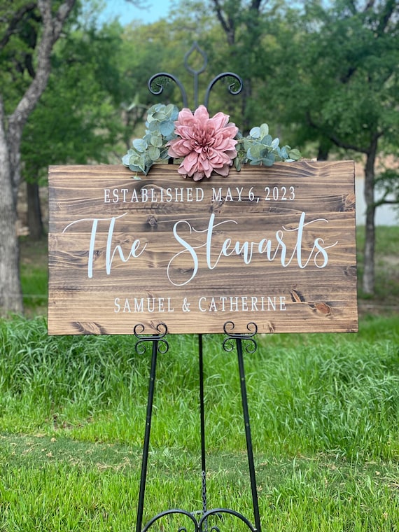 Wedding Welcome Sign | Wedding Entrance Sign | Rustic Wedding Decor | Country Wedding Bestseller Wedding Sign