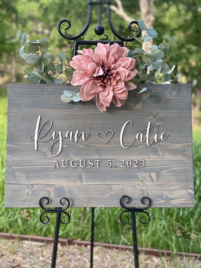 Wedding Welcome Sign Wedding Entrance Sign Rustic Wedding Decor Rustic Wedding Sign Wedding Venue Sign Country Wedding Bestselle 画像 4