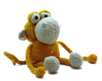 Knitting Pattern Anthony the Monkey Pdf INSTANT DOWNLOAD