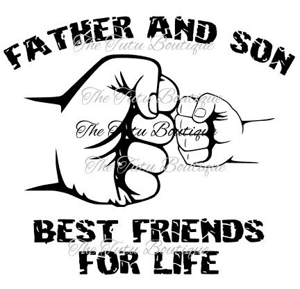 Download Father and Son Best Friends For Life SVG File Father's | Etsy