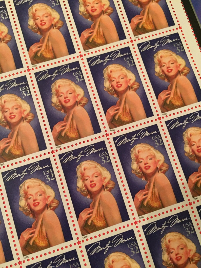 Marilyn Monroe 32 cent Postage Stamps Etsy