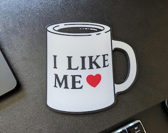 Posavasos gigante "I Like Me" de Deadpool: Impresión 3D de arte de fan