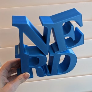 NERD Sign | NERD Pop Art | Available in Your Choice of Size & Color ...