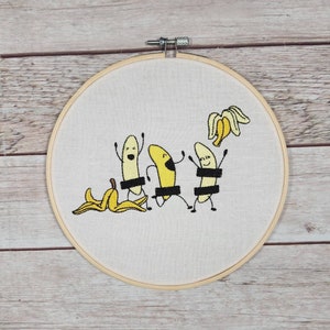 Finished Embroidery, Funny Embroidered Wall Art, 8 inch hoop, Bathroom Decor