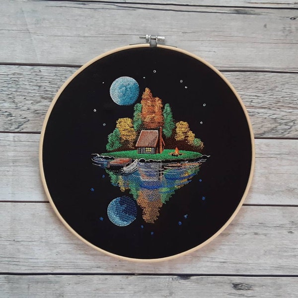 Embroidery Hoop Wall Art Etsy
