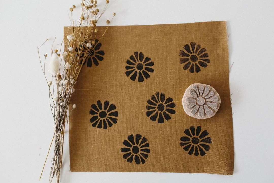 Flower Stamp Soap Stamp Clay Stamp Polymer Clay Tools Etsy