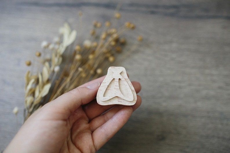 Clay stamps quarantine crafts soap stamp mini stamp block print polymer clay stamps fabric stamp Moth stamp
