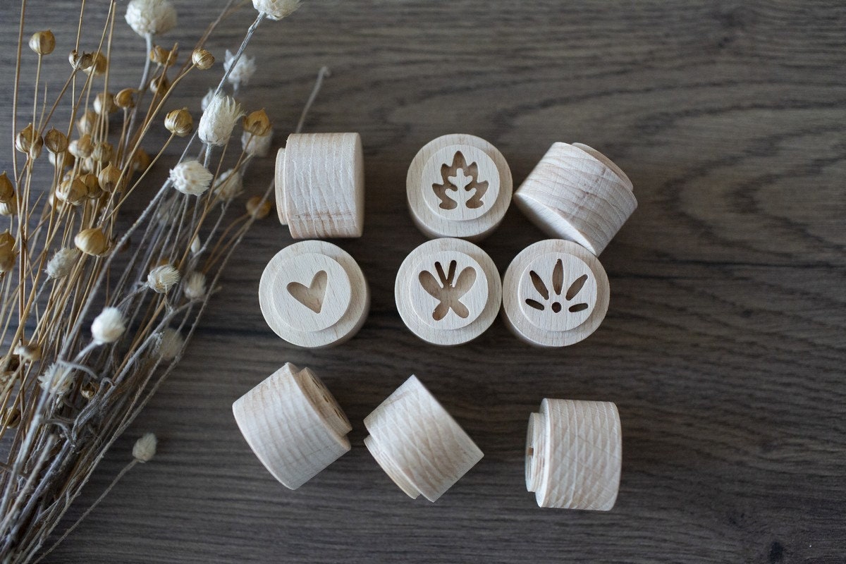 Clay Stamps, Gingko Biloba Ceramic Stamp, Botanical Pattern, Clay Tools,  Woodland Print, Pottery Stamps, Soap Stamps 