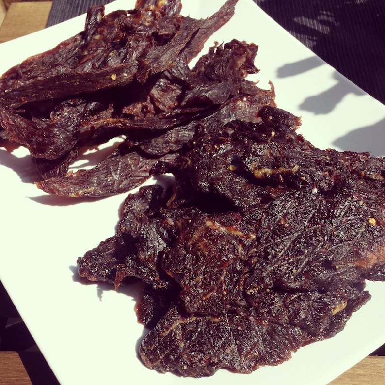 1 Pound Homemade Teriyaki Beef Jerky Etsy