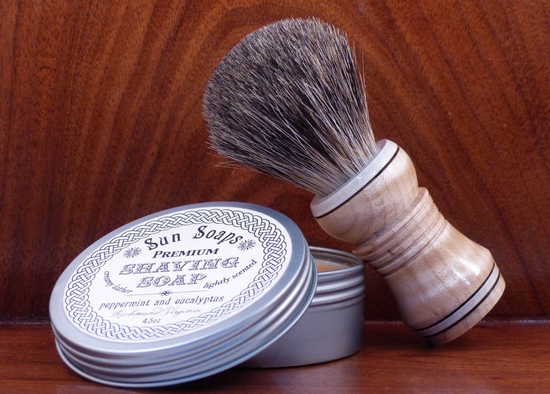 badger brush shaving kit