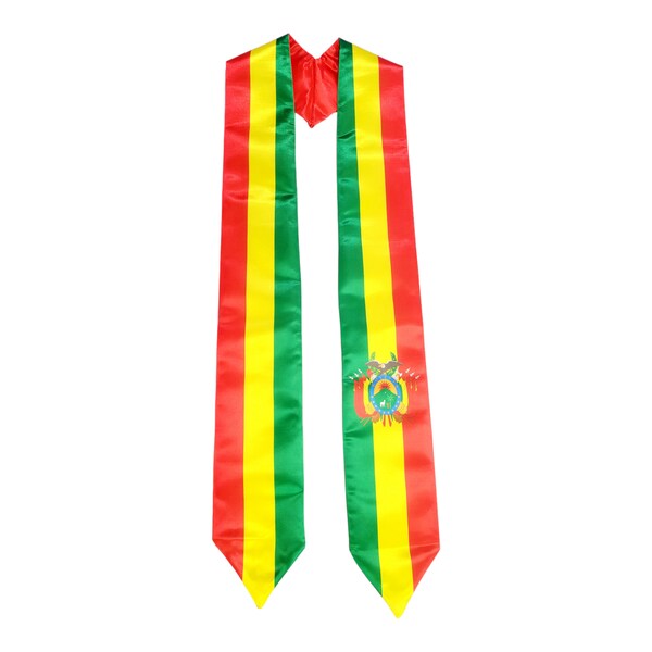 Bolivia flag graduation stoles/sash