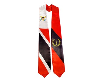 Black heritage flag/Trinidad and Tobago/US Virgin islands sash
