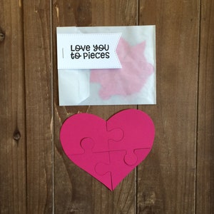 Puzzle Valentine (6)/Classroom Valentine/School Valentine/Heart Puzzle/Love You to Pieces