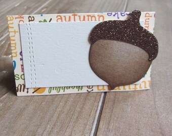 Thanksgiving Place Cards/Acorn Place Cards/Place Cards