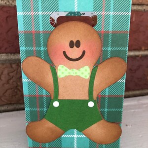 Gingerbread Treat Bag (2)/holiday Favor/christmas Treat/table Setting ...