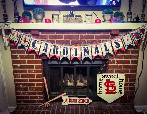 St Louis Cardinals Decor St Louis Cardinals Vintage Etsy