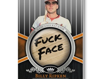 Bill Billy Ripken F*** Face 1989 Fleer Error Novelty ACEO Game