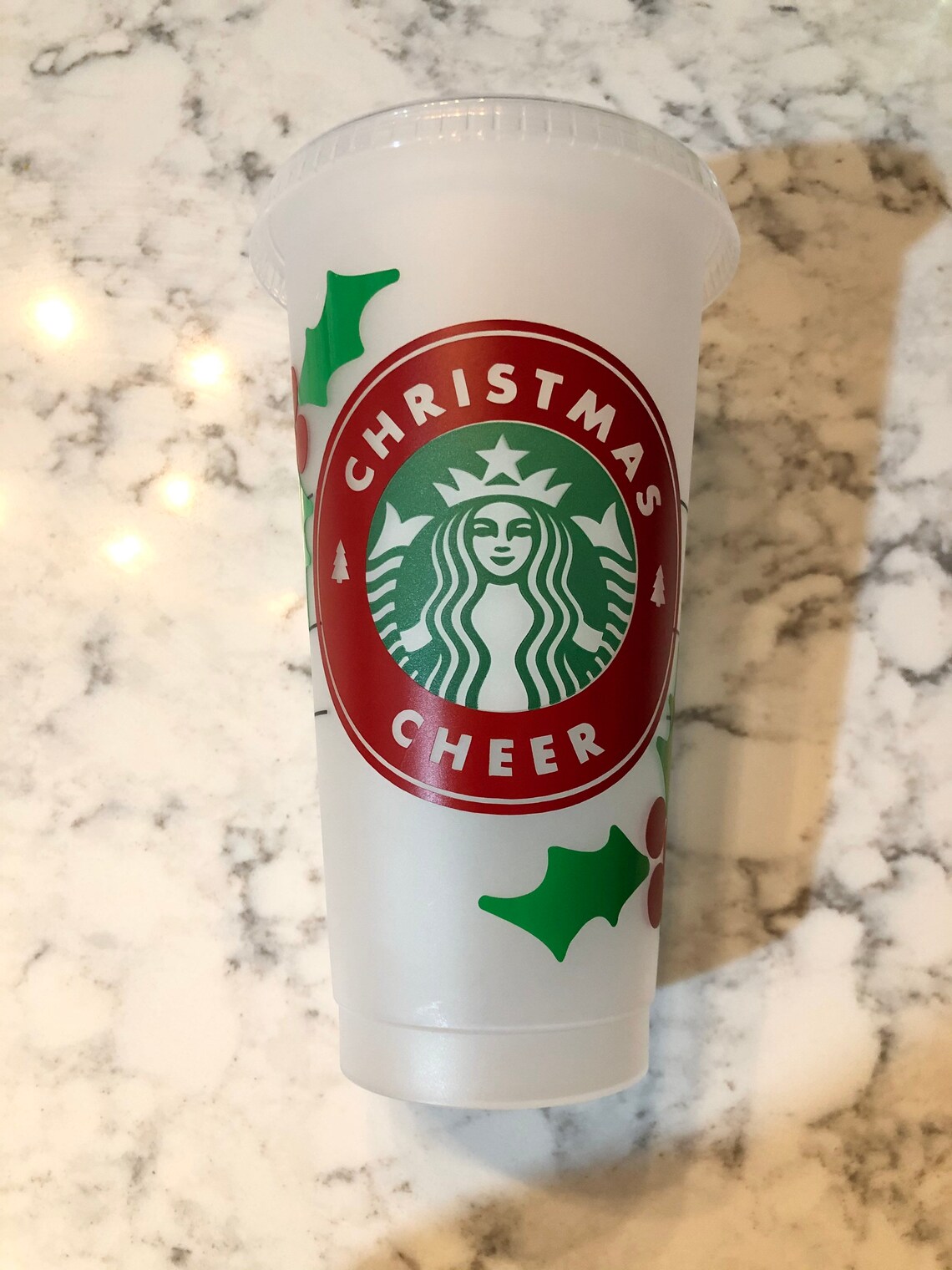 Christmas Starbucks Cold Cups Customizable. Perfect Christmas Etsy