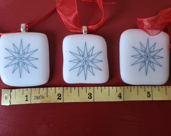 Moravian Star Pendant/Ornament- glass