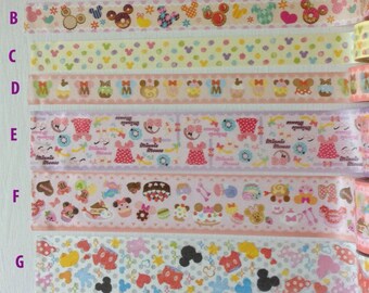 18" Disney Washi Tape Samples