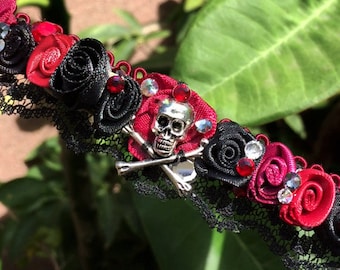 Pirate Princess Flower Crown / Wreath / Halo